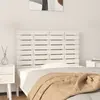 Image de vidaXL Tête de lit murale Blanc 106x3x63 cm Bois massif de pin