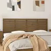 Image de vidaXL Tête de lit murale Marron miel 206x3x63 cm Bois massif de pin