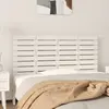 Image de vidaXL Tête de lit murale Blanc 126x3x63 cm Bois massif de pin