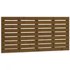 Image de vidaXL Hoofdbord wandmontage 146x3x63 cm grenenhout honingbruin