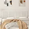 Image de vidaXL Tête de lit murale Blanc 166x3x63 cm Bois massif de pin