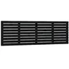 Image de vidaXL Tête de Lit Murale, Panneau de Lit, Accessoire de Lit, Meuble de Chambre à Coucher Intérieur, Noir 166x3x63 cm Bois Massif de Pin