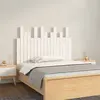 Image de vidaXL Tête de lit murale Blanc 108x3x80 cm Bois massif de pin