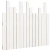 Image de vidaXL Hoofdbord wandmontage 95,5x3x80 cm massief grenenhout wit