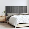 Image de Tête de lit murale Gris 147x3x60 cm Bois massif de pin