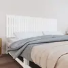 Image de vidaXL Tête de lit murale Blanc 185x3x60 cm Bois massif de pin