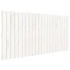 Image de vidaXL Tête de lit murale Blanc 140x3x60 cm Bois massif de pin