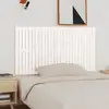 Image de vidaXL Tête de lit murale Blanc 166x3x90 cm Bois massif de pin