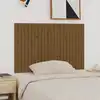 Image de vidaXL Tête de lit murale Marron miel 140x3x90 cm Bois massif de pin