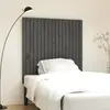 Image de vidaXL Tête de lit murale Gris 108x3x110 cm Bois massif de pin