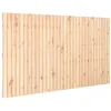 Image de vidaXL Tête de lit murale 204x3x110 cm Bois massif de pin