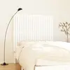 Image de vidaXL Tête de lit murale Blanc 127,5x3x110 cm Bois massif de pin