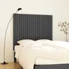 Image de vidaXL Tête de lit murale Gris 127,5x3x110 cm Bois massif de pin