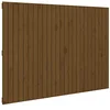 Image de vidaXL Tête de lit murale Marron miel 159,5x3x110cm Bois massif de pin