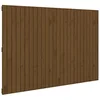 Image de vidaXL Tête de lit murale Marron miel 166x3x110 cm Bois massif de pin