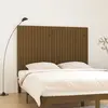 Image de vidaXL Tête de lit murale Marron miel 166x3x110 cm Bois massif de pin