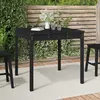 Image de vidaXL Table de jardin noir 82,5x82,5x76 cm bois massif de pin