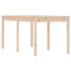 Image de vidaXL Table de jardin 159,5x82,5x76 cm bois massif de pin