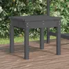 Image de vidaXL Banc de jardin gris 50x44x45 cm bois massif de pin
