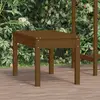 Image de vidaXL Banc de jardin marron miel 80x44x45 cm bois de pin massif