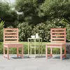 Image de vidaXL Chaises de jardin lot de 2 50x48x91,5 cm bois massif de douglas