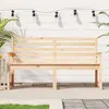 Image de vidaXL Banc de jardin 159,5x48x91,5 cm bois massif de pin