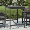 Image de vidaXL Table de jardin gris 121x82,5x110 cm bois massif de pin