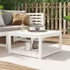 Image de vidaXL Table de jardin blanc 82,5x82,5x45 cm bois massif de pin