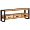 Image de vidaXL Meuble TV 120x30x45 cm bois d'acacia massif