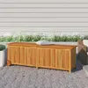 Image de vidaXL Boîte de rangement de jardin avec roues 150x50x58cm bois acacia