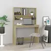 Image de vidaXL Bureau avec étagères Chêne sonoma 102x45x148 cm