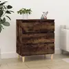 Image de vidaXL Buffet Chêne fumé 60x35x70 cm Bois d'ingénierie