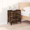 Image de vidaXL Buffet Chêne fumé 60x35x70 cm Bois d'ingénierie