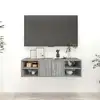 Image de vidaXL Étagère murale Sonoma gris 102x30x29 cm Bois ingénierie
