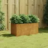 Image de vidaXL Jardinière 80x40x40 cm acier corten