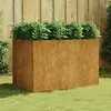 Image de vidaXL Lit surélevé de jardin 120x80x80 cm acier corten
