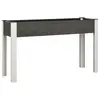 Image de vidaXL Lit surélevé de jardin Gris 120x40x75 cm WPC