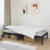 Image de vidaXL Cadre de lit métal sans matelas noir 100x200 cm