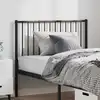Image de vidaXL Tête de lit de remplacement métal noir 100 cm