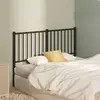 Image de vidaXL Tête de lit de remplacement métal noir 120 cm
