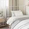 Image de vidaXL Tête de lit de remplacement métal blanc 100 cm