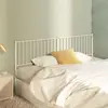 Image de vidaXL Tête de lit de remplacement métal blanc 180 cm