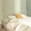 Image de vidaXL Tête de lit de remplacement métal blanc 200 cm