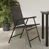 Image de vidaXL Chaises de jardin pliables lot de 2 en acier et textilène