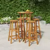Image de vidaXL Ensemble de bar de jardin 5 pcs bois d'acacia solide
