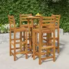 Image de vidaXL Ensemble de bar de jardin 5 pcs bois d'acacia solide