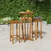 Image de vidaXL Ensemble de bar de jardin 3 pcs bois d'acacia solide