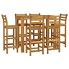 Image de vidaXL Ensemble de bar de jardin 7 pcs bois d'acacia solide