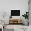 Image de vidaXL Meuble TV 105x30x45 cm bois d'ingénierie et fer
