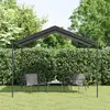 Image de vidaXL Tente à auvent anthracite 3x3 m acier et tissu